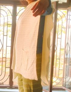 Woolen Poncho With Pockets For Women
