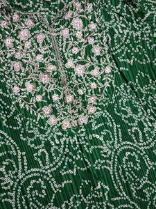 Elegant Green Printed Kurta