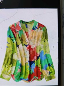 Imported Korean Floral Top(Dusshera Sale)