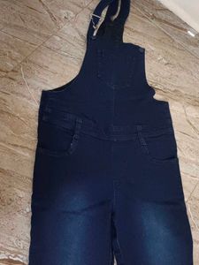 Dark Wash Denim Overalls