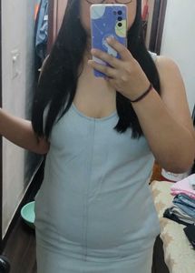 Denim Pinafore Dress