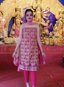 Designer Embroidery Kurti Set