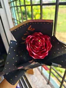 Satin Ribbon Rose Bouquet