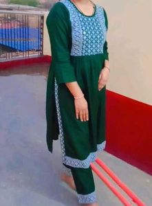 Elegant Green Kurta Set