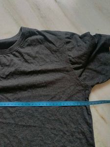 Gray Casual T-shirt