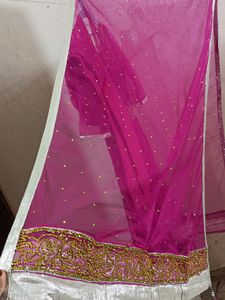 Pink Net Gown