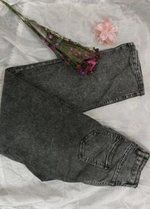 Charcoal Straight Jeans