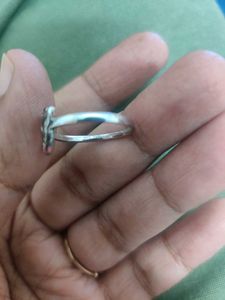 Heart-Shaped 92.5 Silver Ring