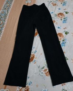 Black Straight Leg Trousers