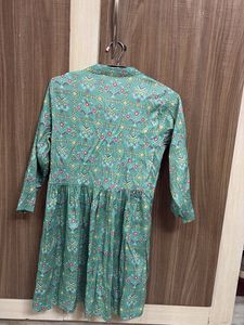 Green Printed Kurti