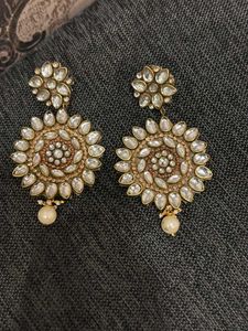Elegant Kundan Earrings