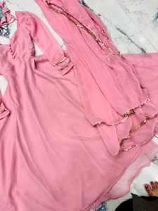 Elegant Pink Anarkali