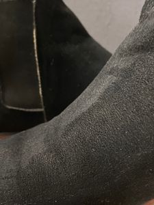 BLACK VELVET CHELSEA BOOTS (MEN)