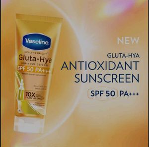 Vaseline Gluta Hya Antioxidant SPF 50 PA+Sunscreen