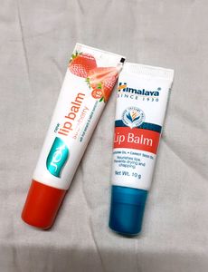 2 COMBO Joy Strawberry &amp; Himalaya Lip balm Spf 15