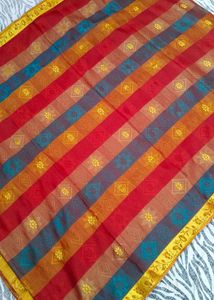 multi colour saree