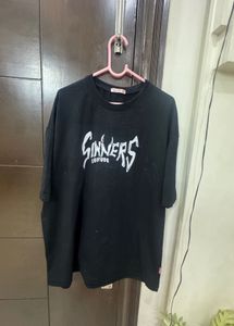 Sinners League Black T-Shirt