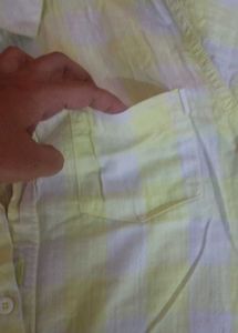 Pointcove Yellow Plaid ButtonDown Shirt, Tshirt