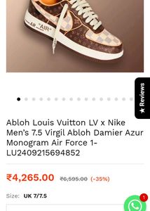 Nike And Lv Collab Shoe