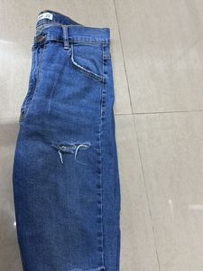 Pull&amp;Bear Ripped Jeans And Shein Top