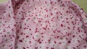 Pink Floral Unicorn Print Crop Top