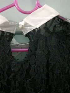 Elegant Black Lace Top
