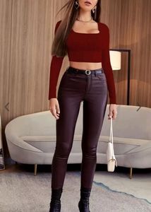 Maroon Crop Top Unused.
