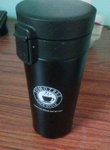 TRENDING Coffee Travel Mug 380ml Black