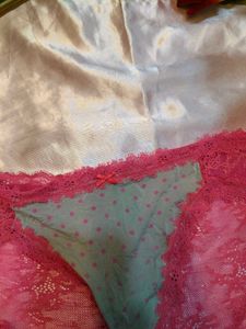 Pink Lace Hipster Panties