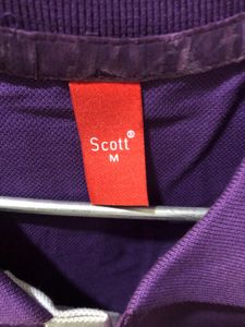 Purple Polo T-Shirt Medium