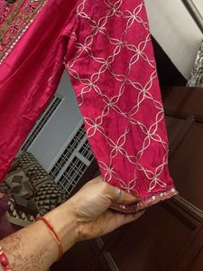 Gorgeous Hot Pink Anarkali Suit