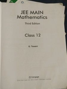 Jee Mains Cengage Mathematics Class 12 2022
