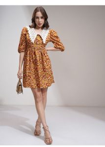 Floral Print Mini Dress