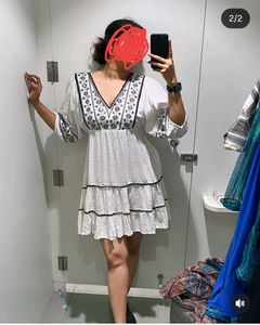 Boho Embroidered Dress