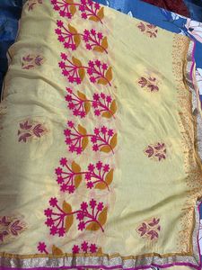 Elegant Yellow Dupatta