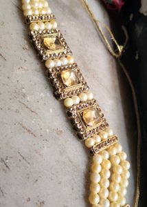 Vintage Pearl & Gemstone Bracelet