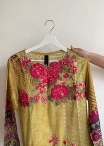 Mustard Pakistani Suit