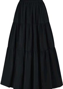 Cute Regular Black Skirt