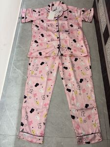 Pink Cartoon Pajama Set - New w/Tags