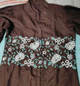 Brown Embroidery Set