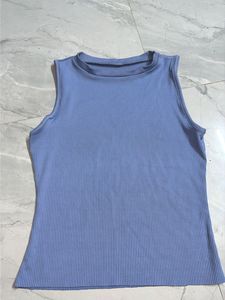 Blue Sleeveless Tank top