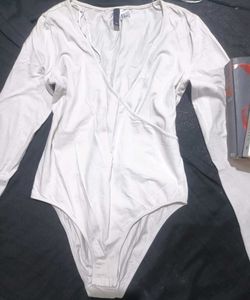 Classic White Bodysuit - Effortless Grace! 🤍