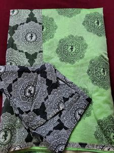Chanderi Cotton Saree Paired With Blouse