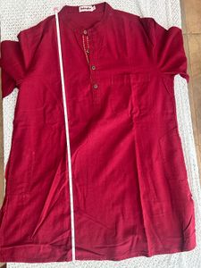 Short Maroon Kurta