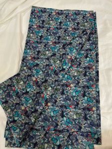 Blue Floral Fabric