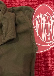 Brown Sleeveless Top