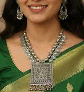 Statement Silver Necklace