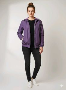 Purple Lightweight bomber Jacket