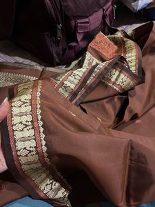 Elegant Brown Saree