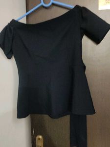 FABAlley Blue Off-Shoulder Top